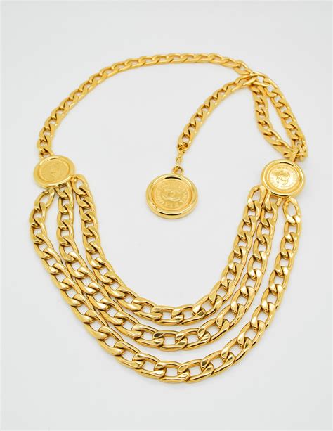 gold chain belt chanel|Chanel gold chain belt dupe.